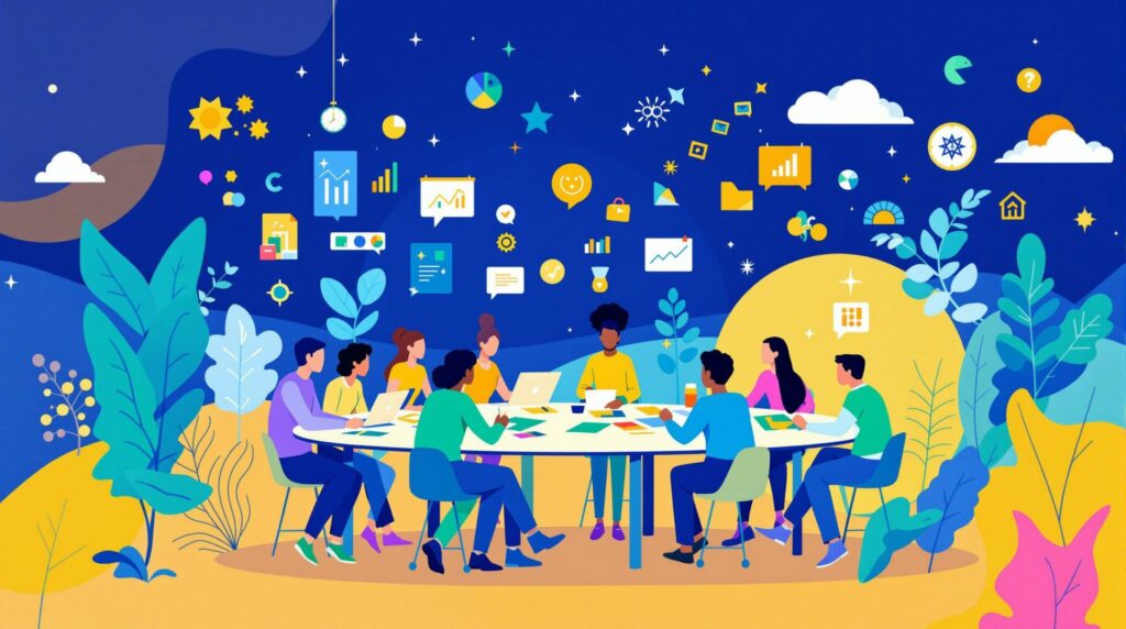 Illustration des nouveaux modes d'organisation